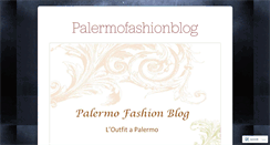 Desktop Screenshot of palermofashionblog.com